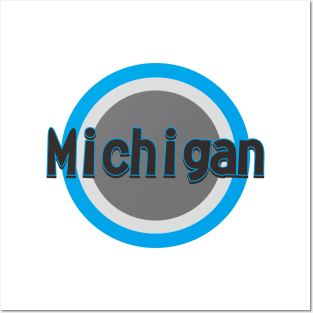 michigan love Posters and Art